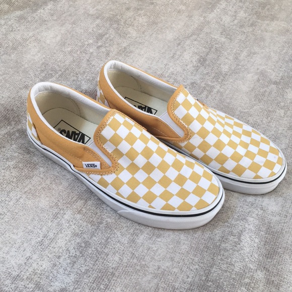 Vans Shoes - Yellow Checkered Vans